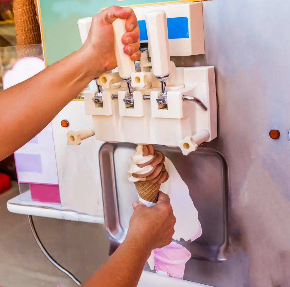 machine à glace à l'italienne