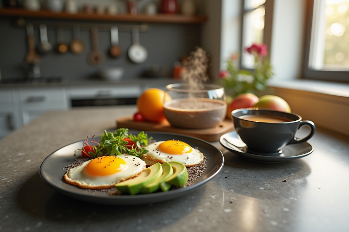 petit-déjeuner protéiné